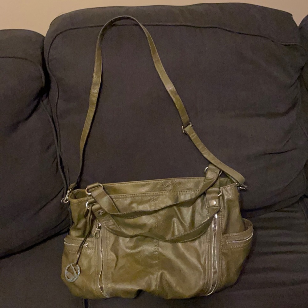 Green handbag